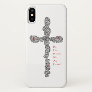 Capas de iphone Pierced Cross (Com Verso)
