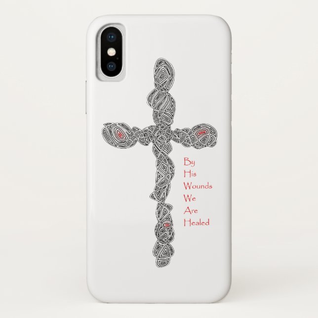 Capas de iphone Pierced Cross (Com Verso) (Verso)