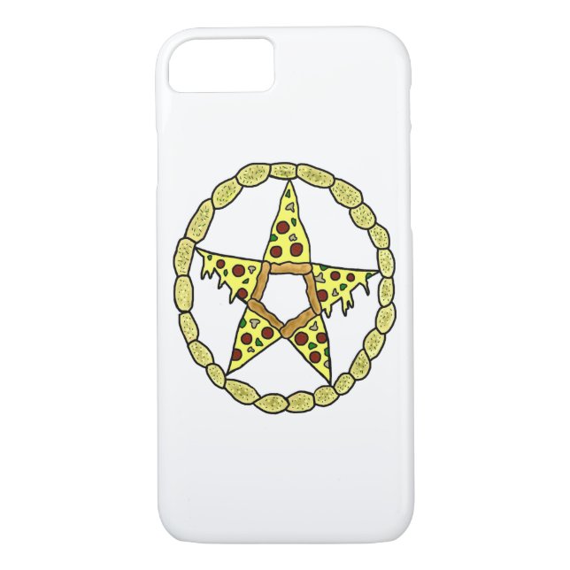 Capas de iphone Pizza Pentálica (Verso)