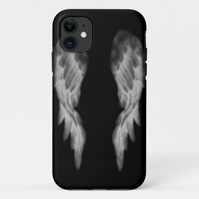 Capas de iphone pretas do anjo (Verso)