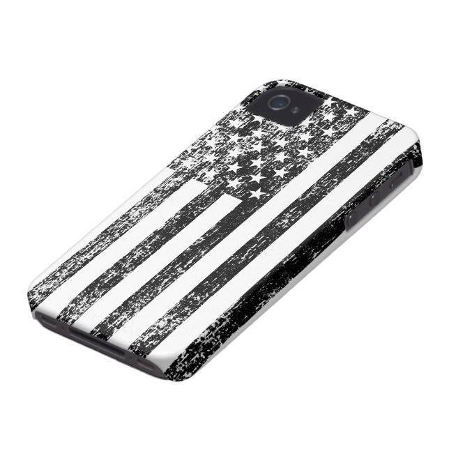 Capas de iphone preto e branco da bandeira (Base)