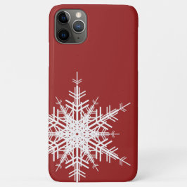 Capas de iphone Red Snowflake