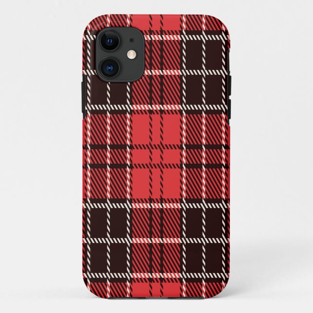 Capas de iphone Red Tartan Case-Mate (Verso)