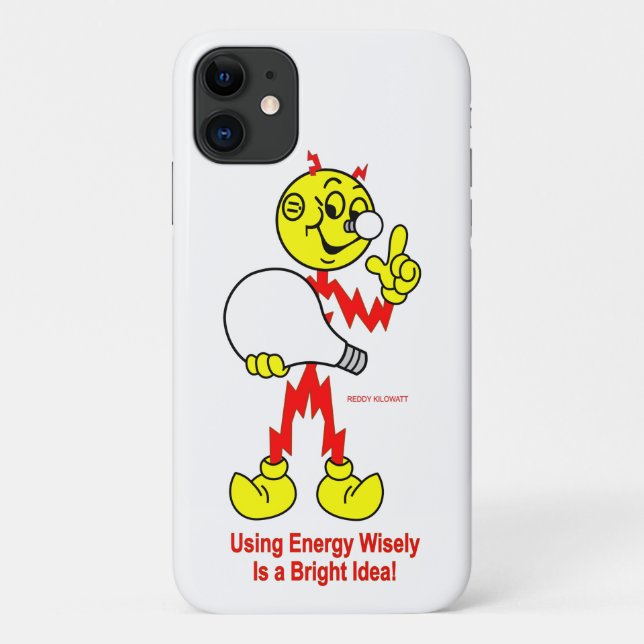 Capas de iphone Reddy Kilowatt Muito Divertida (Verso)