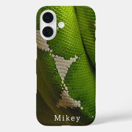 Capas de iphone resistente de Cobra de árvore verd