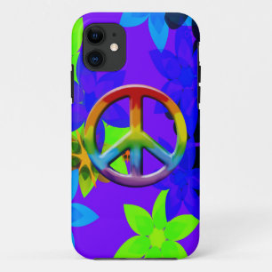Capas de iphone retros da arte do sinal de paz de
