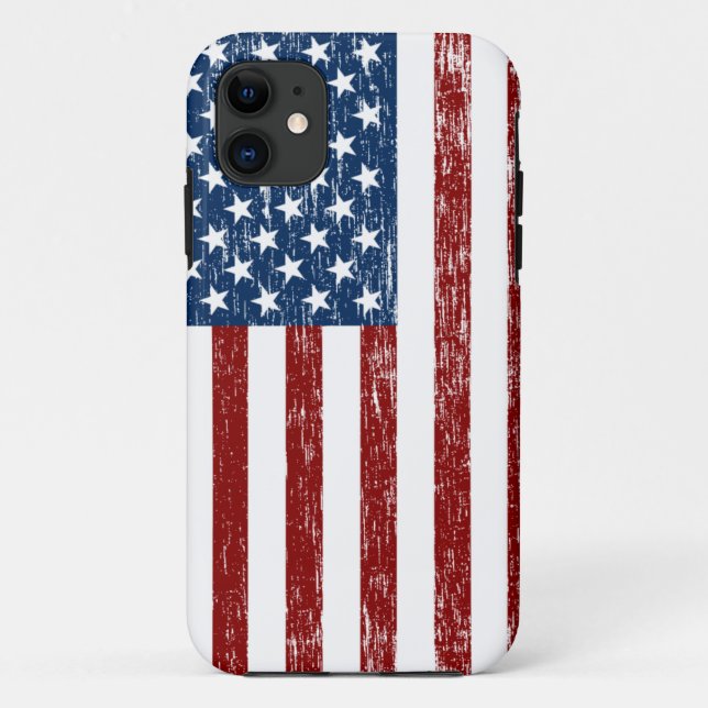 Capas de iphone retros da bandeira americana (Verso)