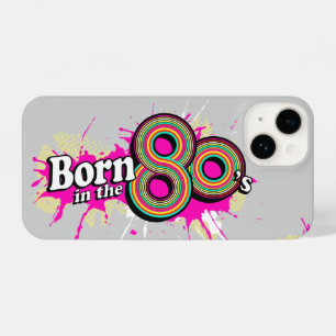 capas de iphone rosa da cinza "Nascer no anos 80"