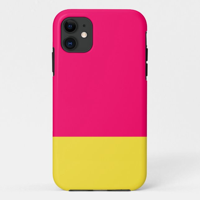 Capas de iphone rosa e amarela (Verso)