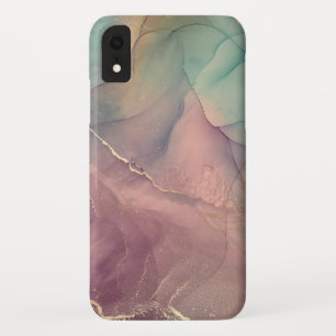 Capas de iphone rosa e         verdeMarbleCase-Mat