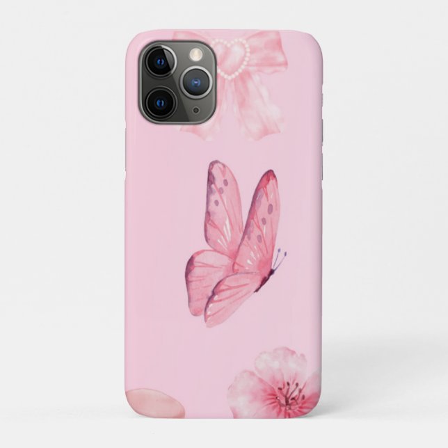 Capas de iphone rosa estética (Verso)