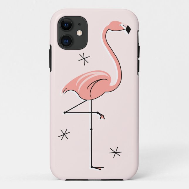 Capas de iphone Rosa Flamingo (Verso)
