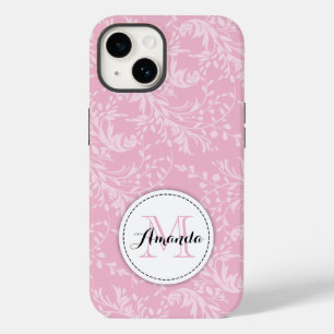 capas de iphone rosa floral de flor silvestre
