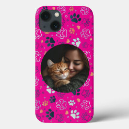 Capas de iphone Rosa Personalizada com Impressão d