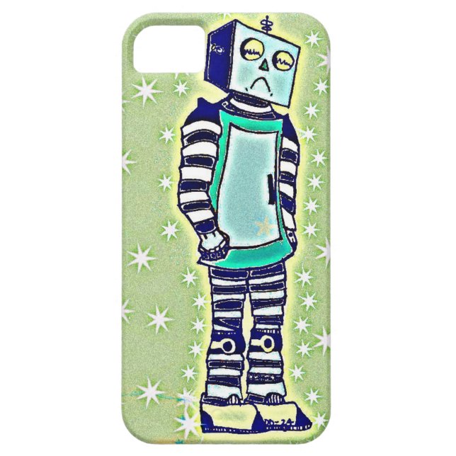 Capas de iphone Sad Robot (Traseira)
