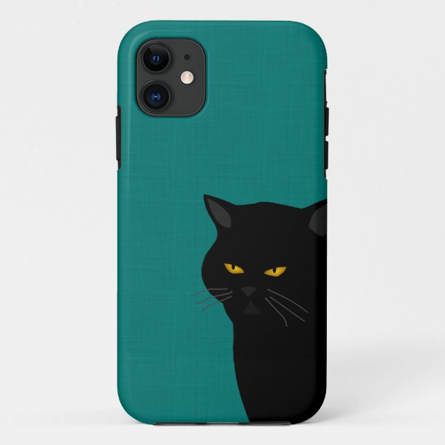Capas de iPhone SE/5/5s Gato Preto (Verso)