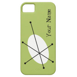 Capas de iphone 'Seu Nome' Verde Dazzle