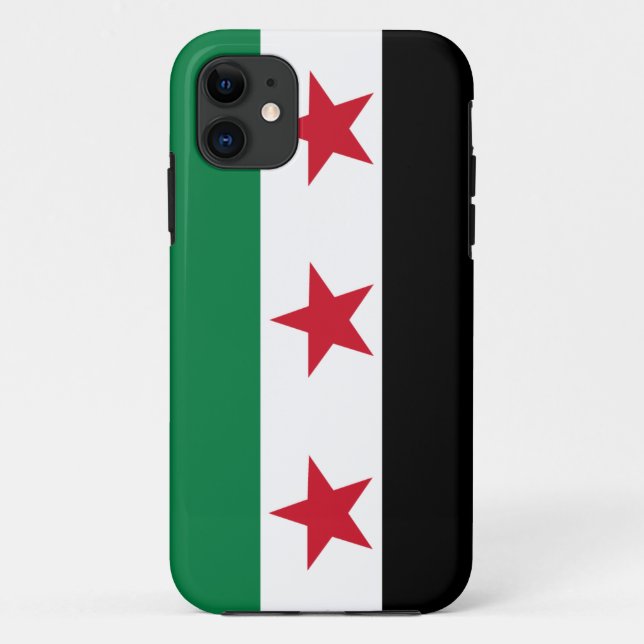 Capas de iphone sírias livres da bandeira da (Verso)