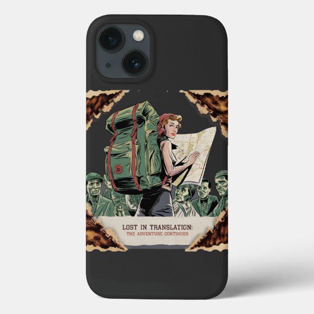 Capas de iphone Solo Clássica | Design de Vintage (Verso)