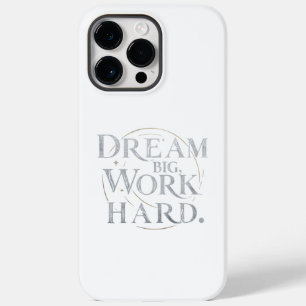 Capas de iphone - Sonhe grande, Duro de trabalho