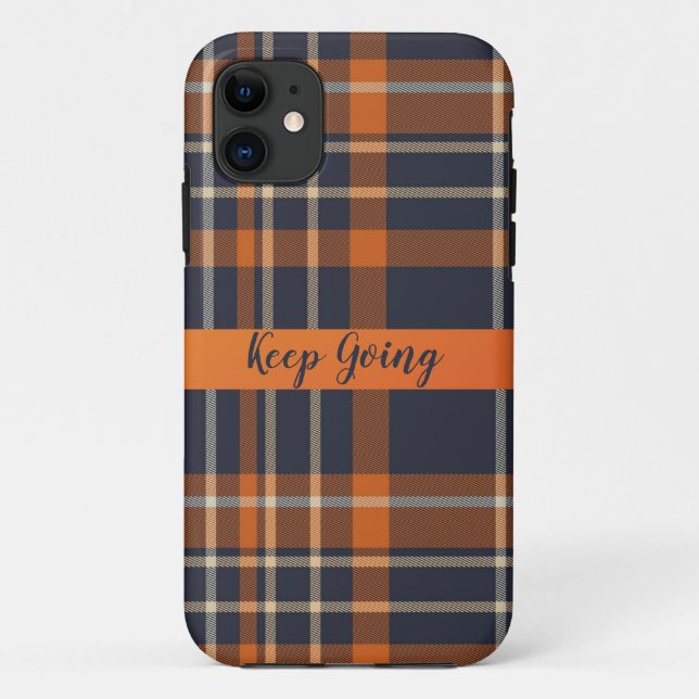 Capas de iphone têxteis de abstrato laranja (Verso)