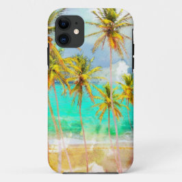 Capas de iphone tropicais do costume do oceano da