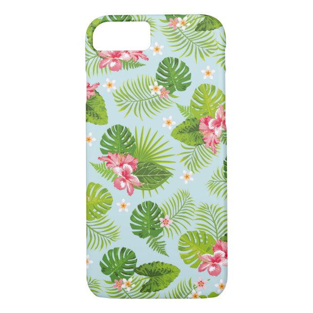 Capas de iphone tropical de Hibiscus (Verso)