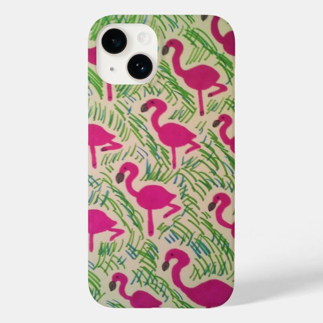 Capas de iphone Tropical Flamingo (Verso)