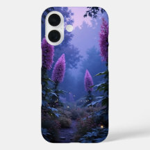 Capas de iphone Única de Floresta Brilhante Celest