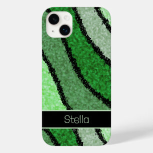 Capas de iphone verde abstraída de gabinete
