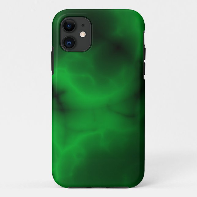 Capas de iphone Verde Marble (Verso)