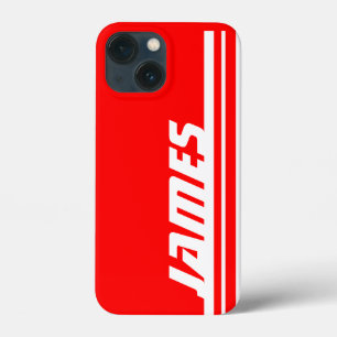Capas de iphone vermelhas & brancas conhecidas do