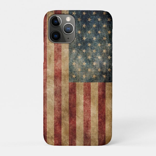 capas de iphone Vintage American Flag OtterBox (Verso)
