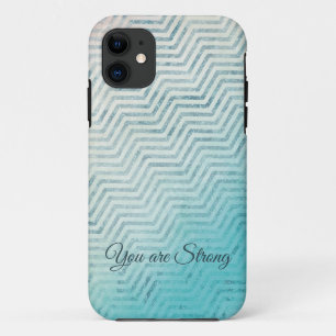 Capas de iphone zigzag retrô Chevron