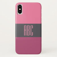 Capas de monograma personalizadas de faixas largas