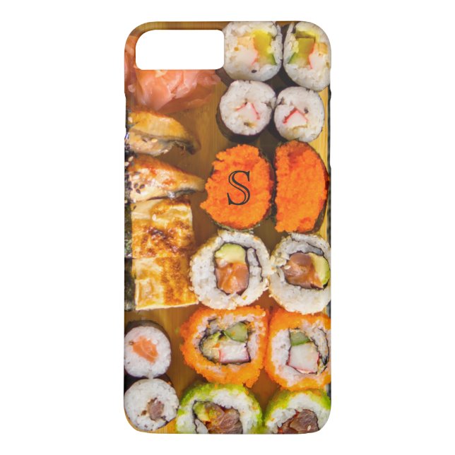 Capas de monograma personalizadas de Sushi Amostre (Verso)