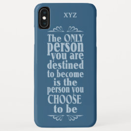 Capas de monograma personalizado de ESCOLHA Motiva