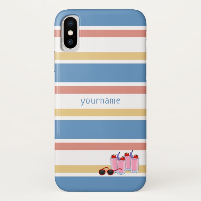 Capas de monogramas personalizadas do Summer Fun (Verso)