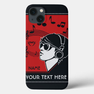 Capas de Música Deco de Texto Personalizado