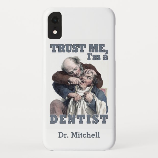 CAPAS de nome personalizado de humor DENTIST (Verso)