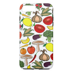 Capas de telefone das frutas & dos vegetarianos