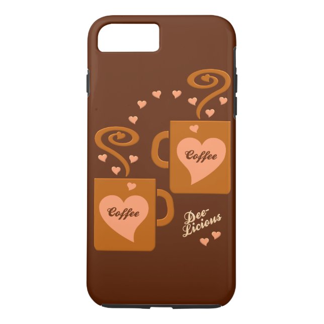 Capas de telefone de Amantes de Café (Verso)