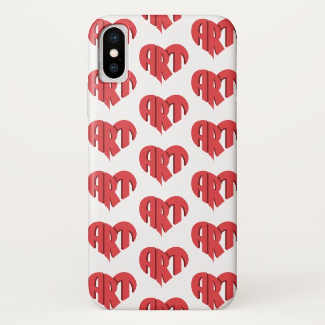 Capas de telefone de Coração de Arte (Verso)