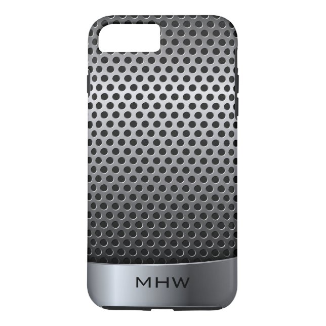 Capas de telefone de monograma personalizado de te (Verso)