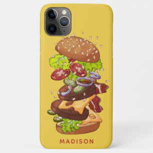 Capas de telefone de nome personalizado Big Burger