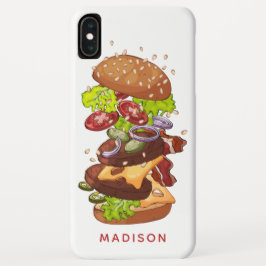 Capas de telefone de nome personalizado Big Burger