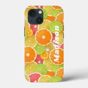 Capas de telefone de nome personalizado de Citrus