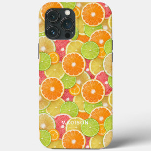 Capas de telefone de nome personalizado de Citrus 