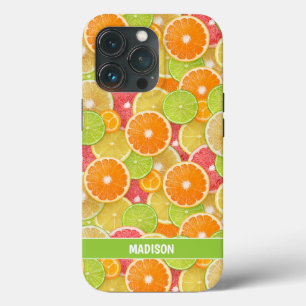 Capas de telefone de nome personalizado de Citrus