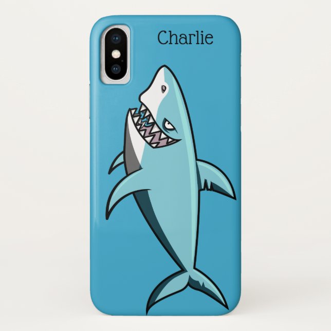 Capas de telefone de nome personalizado do Shark l (Verso)